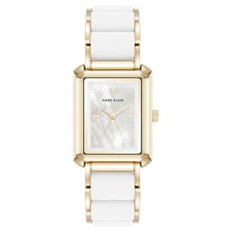 Anne Klein Classic White Dial Ladies Watch AK/5278GPWT