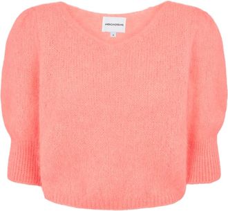 Americandreams Koa Alpaca Pullover - Dames - Ronde hals truien - Oranje - S - Wol - Truien & Vesten