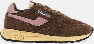 Autry Reelwind Low Nylon Suede Sneakers