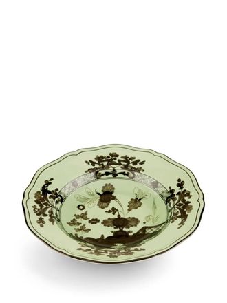Ginori 1735 Oriente Italiano soup plate (24cm) - Green