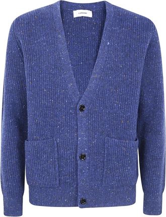 Lardini Stijlvolle Heren Gebreide Kleding - Heren - Vesten - Blauw - S - Truien & Vesten