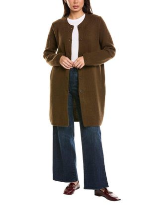 Vince Easy Wool-Blend Car Coat