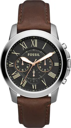 Fossil Mens Grant 44mm Chronograph, Stainless Steel Watch