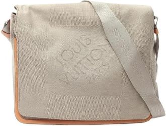 Louis Vuitton Pre-owned Messenger Damier Geant Shoulder Bag - Heren - Vintage Schoudertas - Beige - ONE Size - Leer - Vintage
