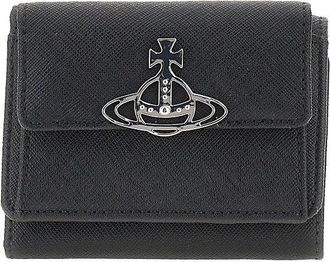 Vivienne Westwood Saffiano leather small wallet Woman One Size