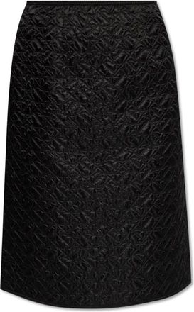 Moncler Gewatteerde Rok - Dames - Midirokken - Zwart - 2XS - Rokken