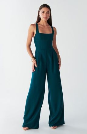 BWLDR Cherie Jumpsuit in Emerald at Nordstrom, Size 10