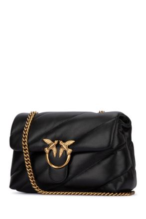 Pinko Womens Borsa A Tracolla Black Pellehffi33filatoesternocozn Borse Bag