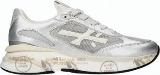 Premiata Moerund Suede Details Lace Fabric Sneakers