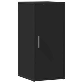 vidaXL Vidaxl - Mueble Zapatero De Madera Contrachapada Negro 32x35x70 Cm
