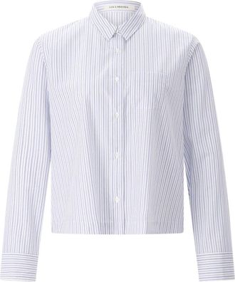 Lareida Blouses - Dames - Overhemden - Blauw - S - Katoen - Overhemden