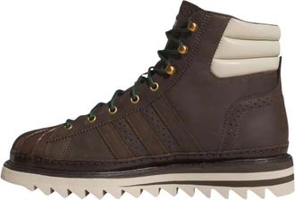 adidas Pro Model Boot - Heren - Wandelschoenen - Bruin - 45 EU - Leer - Fitness