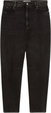 Max Mara Dames, Jeans, Zwart, Maat: 2XS Katoen