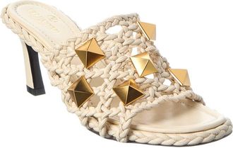 Valentino Roman Stud 65 Leather Sandal