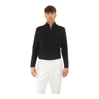 Ralph Lauren Truien - Heren - Ronde hals truien - Zwart - M - Truien & Vesten