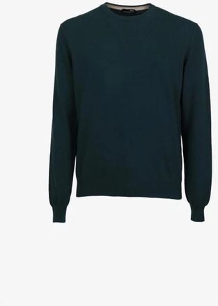 Harmont & Blaine Maglione Girocollo - Heren - Ronde hals truien - Groen - 2XL - Katoen - Truien & Vesten