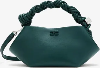 Ganni Green Mini Bou Bag in