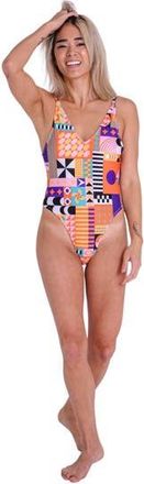 OOSC Endless Summer Onepiece Swim Suit in Multi at Nordstrom, Size Xx-Large