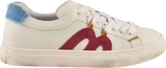 Momoni Leren schoenen met rubberen zool - Dames - Sneakers - Wit - 36 EU - Leer - Schoenen
