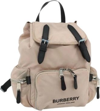 Burberry Pre-owned Backpacks, female, Pink, Size: ONE SIZE Pre-owned Vintage Backpack