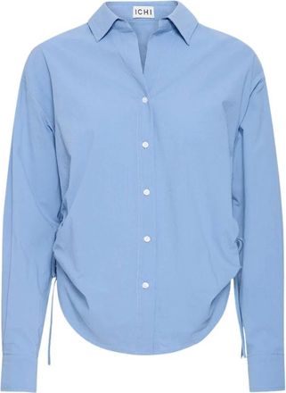 Ichi Camisa Ihibenia - Blouses & Shirts - Mujer - Azul - XS