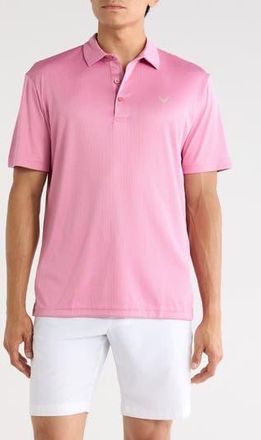 Callaway Ventilated Jacquard Golf Polo in Rose Bouquet at Nordstrom Rack, Size Xx-Large
