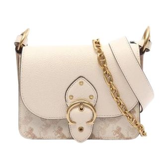 Coach Pre-owned Beat 18 Borsa a Spalla in Pelle 2way - - Pre-owned - Donna - Beige - ONE SIZE