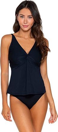 Sunsets Forever Tankini - EFGH Womens Swimwear Black : Tier 1 (32E/30F/28G), Spandex/Nylon