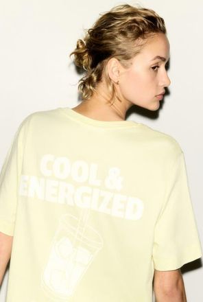 H&M Printed t-shirt in Light Yellow/energized at Nordstrom, Size X-Large