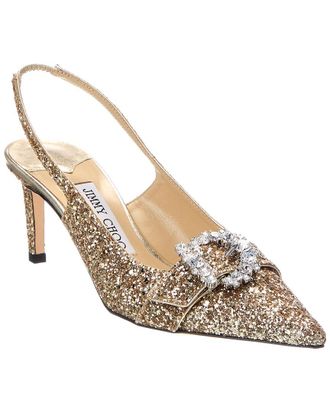 Jimmy Choo London Cheri 65 Glitter Slingback Pump