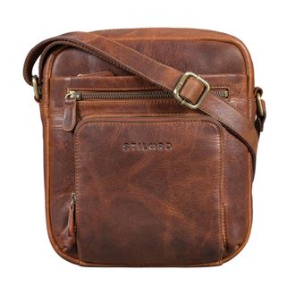 STILORD Corvin Shoulder Bag Mens Small Leather Mens Bag for Hanging Leather Crossbody Bag Mens Messenger Bag Mens Handbag Genuine Leather Crossover Bag for Le