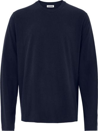 Jil Sander Blue Cotton Mens T-Shirt