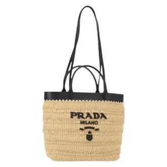 Prada Pre-owned Vintage Handtas - unisex - Vintage Shopper - Beige - ONE Size - Vintage