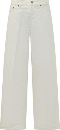 Haikure Bethany Twill Jeans - Dames - Wijde Broeken - Wit - W28 - Broeken