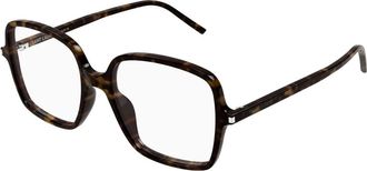 Saint Laurent Glasses, unisex, Brown, Size: 53 MM Corner Angle Optical Frame