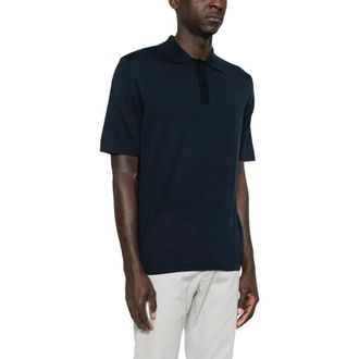 Sams&oslash;e & Sams&oslash;e Polo Shirts, male, Blue, Size: XL Sarowan Knit Polo