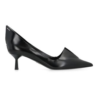 Prada Dames, Schoenen, Zwart, Maat: 39 EU Leer