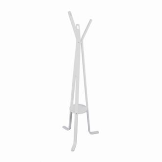 Vacchetti Vacchetti - Perchero De Pie De Madera Blanca Con 3 Brazos 50cmx170cm