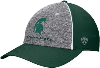 Top of the World Mens Top of the World Heather Gray Michigan State Spartans Nimble Adjustable Hat at Nordstrom