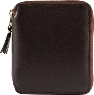 Comme Des Gar&ccedil;ons Wallets & Cardholders, female, Brown, Size: ONE SIZE Arecalf Zip-Around Wallet