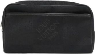 Louis Vuitton Pre-owned Belt Bags, male, Black, Size: ONE SIZE Pre-owned Damier Geant Shoulder Bag