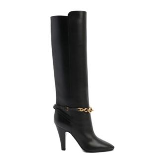 Saint Laurent Heeled Boots, female, Black, Size: 8 1/2 US Le Maillon 95 Boot