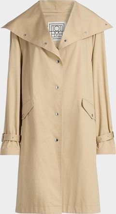 Toteme Oversized Cotton Trench Coat