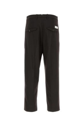 Nine In The Morning Mens Chocolate Twill Kai Pant Cioccolato Pantaloni