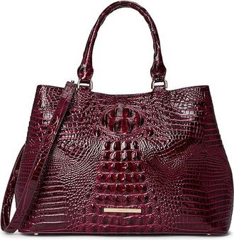 Brahmin Denise Tote Handbags Cherry Lacquer, Leather