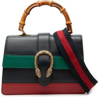 Gucci Pre-owned Gucci Medium Leather Bamboo Dionysus Web Satchel Ladies 3NLJDI86EV7SCIMJ