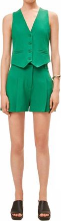 Suncoo Gally Vest In Emerald