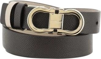 Ferragamo Reversible Gancio Riem - Dames - Riemen - Bruin - ONE Size - Leer - Accessoires