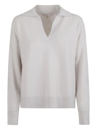 Antonelli polo-neck wool knit - women - Polyamide/Wool - M - Grey