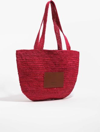 Bimba & Lola Woven Shoulder Bag in Red at Nordstrom